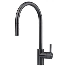 Franke Eos Neo Pull-Down Spray Kitchen Faucet with Extractable Head Industrial Black (115.0613.671)