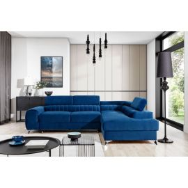 Eltap Laurence Kronos Pull-Out Corner Sofa 205x275x98cm Right Corner Dark Blue (Lau_33) | Corner couches | prof.lv Viss Online