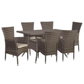 Home4you Paloma Garden Furniture Set Brown K21132 | Outdoor furniture sets | prof.lv Viss Online