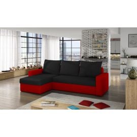 Eltap Livio Alova/Alova Corner Pull-Out Sofa 57x237x90cm, Black (LIV02) | Corner couches | prof.lv Viss Online