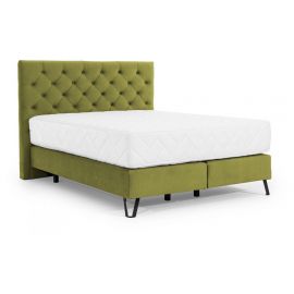 Кровать-диван Eltap Cortina Loco 215x158x130 см с матрасом, зеленая 33 (COR_14_1.4) | Кровати с матрасом | prof.lv Viss Online