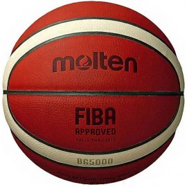 Мяч для баскетбола Molten FIBA BG5000 6 оранжевый/белый (634MOB6G5000) | Все мячи | prof.lv Viss Online