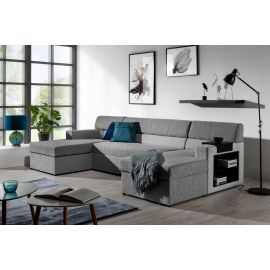 Eltap Markos Gusto/Gusto Corner Pull-Out Sofa 57x314x86cm, Grey (M137) | Sofas | prof.lv Viss Online