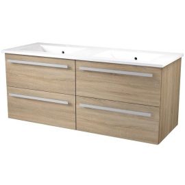 Raguvos Furniture Serena 121cm Cabinet with Double Sink Grey Oak (14113810) | Outlet | prof.lv Viss Online
