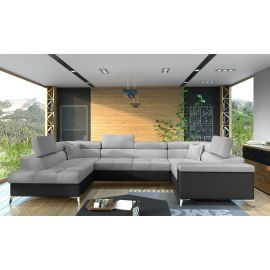 Eltap Thiago Sawana/Soft Pull-Out Corner Sofa 43x208x88cm, Grey (Th_31) | Corner couches | prof.lv Viss Online
