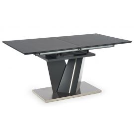 Журнальный столик Halmar Salvador раскладной 160x90 см, черный | Стеклянные столы | prof.lv Viss Online