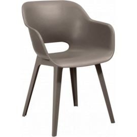 Keter Garden Chair Akola 57x56x80cm, Beige (29206197587) | Garden chairs | prof.lv Viss Online