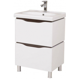 Aqua Rodos Venice 60 Bathroom Sink with Cabinet White (195900) | Bathroom furniture | prof.lv Viss Online
