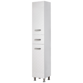 Шкаф Sanservis 3D 35 высокий (пенал) белый (48806) | Высокие шкафы | prof.lv Viss Online