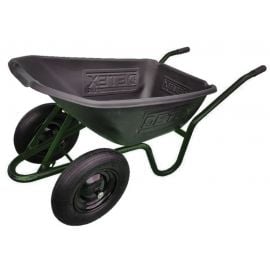 Detex D-12P Garden Cart, 110l, Black/Green (698954) | Wheelbarrow | prof.lv Viss Online