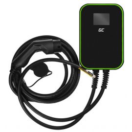 Green Cell EV14 Electric Vehicle Charging Station, Type 2 Cable, 22kW, 6m, Black | Car accessories | prof.lv Viss Online