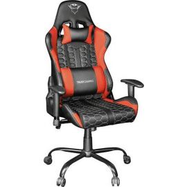 Офисное кресло Trust GXT 708R Черно-красное | Игровые стулья | prof.lv Viss Online