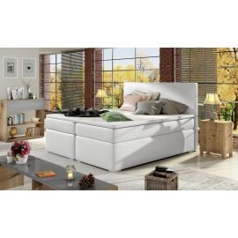 Eltap Divalo Continental Bed 140x200cm, With Mattress, White (BD06_1.4) | Beds | prof.lv Viss Online