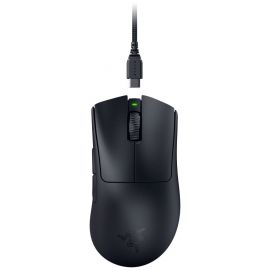 Razer DeathAdder V3 Pro Игровая беспроводная мышь Bluetooth Черный (RZ01-04630100-R3G1) | Игровые компьютерные мыши | prof.lv Viss Online
