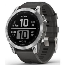 Garmin fenix 7 Спортивные часы 47 мм Серебристый/Графит (010-02540-01) | Garmin | prof.lv Viss Online