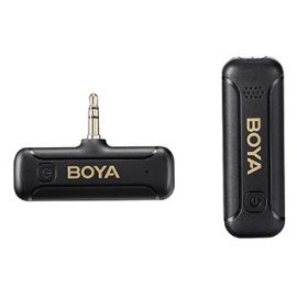 Беспроводной настольный микрофон Boya BY-WM3T2-M1, черный | Компьютерные микрофоны | prof.lv Viss Online