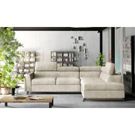 Stūra Dīvāns Izvelkams Eltap Kairos Dora 197x265x95cm Labais Stūris Bēšs (Kr_17) | Izvelkamie dīvāni | prof.lv Viss Online