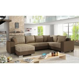 Stūra Dīvāns Izvelkams Eltap Marco Berlin/Soft 53x312x92cm, Bēšs (Mc_14) | Mīkstās mēbeles | prof.lv Viss Online