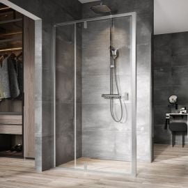 Ravak Nexty 120cm NDOP2-120 Shower Door Transparent Satin (03OG0U00Z1) | Ravak | prof.lv Viss Online