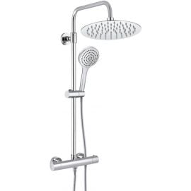 Shower System with Thermostat Rubineta OLO+Thermo-15 Chrome (1704935) NEW | Shower systems | prof.lv Viss Online