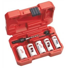 Milwaukee Hole Dozer Bi-Metal Hole Saw Set 7pc (48229001) | Tool sets | prof.lv Viss Online