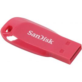 USB Zibatmiņa SanDisk Cruzer Blade 2.0 Rozā | Usb atmiņas kartes | prof.lv Viss Online