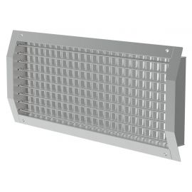Systemair NOVA-C-1-V-ZN Ventilation Grille, Silver | Ventilation grilles | prof.lv Viss Online