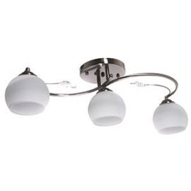 Romance Ceiling Lamp 60W, E14 Silver/White (149507) | Cits | prof.lv Viss Online