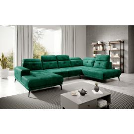 Eltap Bretan Cloud Corner Sofa 205x350x107cm, Green (CO-BRE-RT-35NU) | Living room furniture | prof.lv Viss Online