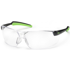 Active Gear Active Vision V620 Protective Glasses Clear/Black/Green (72-V620) | Protect goggles | prof.lv Viss Online