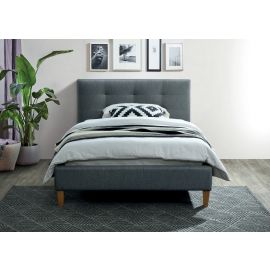 Односпальная кровать Signal Texas 120x200 см, без матраса, серого цвета | Signal | prof.lv Viss Online