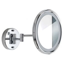 Зеркало для ванной комнаты Gedy Saraht 16x16 см, из нержавеющей стали (2100-13) | Зеркала для ванной комнаты | prof.lv Viss Online