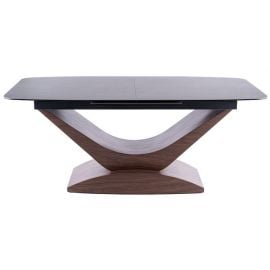 Signal Dolce Extendable Table 180x95cm, Black | Glass tables | prof.lv Viss Online