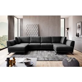 Eltap Larco Cloud Corner Pull-Out Sofa 191x362x90cm, Grey (CO-LA-06NU) | Sofas | prof.lv Viss Online