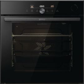 Встраиваемая электрическая духовка Gorenje BPSA6747DGWI с функцией пара, черная | Встраиваемые духовки | prof.lv Viss Online