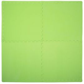 Insportline Folding Puzzle Exercise Mat 62x62x1.2cm Green/Grey (13372) | Floor coverings | prof.lv Viss Online