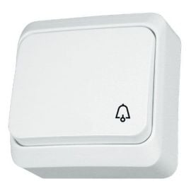 Schneider Electric Prima Flush-mounted Door Entry Symbol Button, IP20, White (WDE001012) | Surface-mounted switches and sockets | prof.lv Viss Online