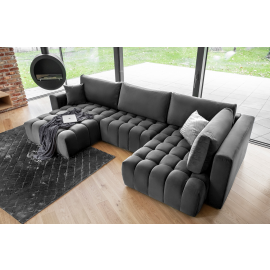 Угловой раскладной диван Eltap Bonito Nube 175x350x92 см, серый (CO-BON-LT-06NU) | Угловые диваны | prof.lv Viss Online