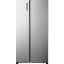 Холодильник Hisense RS677N4ACF (Side By Side) с диспенсером, серебристый | Divdurvju, Side by Side ledusskapji | prof.lv Viss Online