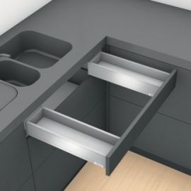 Blum Legrabox Drawer System, Under Sink, M, 450mm, Orion Grey (53.45.02.11) | Drawer mechanisms | prof.lv Viss Online