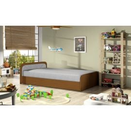 Eltap Paris Single Bed 80x190cm, With Mattress, Grey (PS_12) | Single beds | prof.lv Viss Online