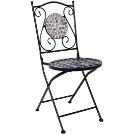 Dārza Krēsls Home4you Checker, 51x38x88cm, Melns (40103) | Garden chairs | prof.lv Viss Online