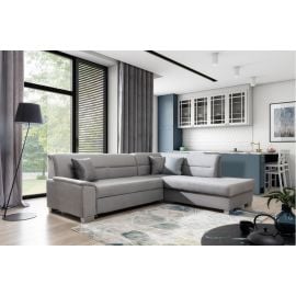 Stūra Dīvāns Izvelkams Eltap Bergen Monolith 208x250x87cm Labais Stūris Pelēks (BR19) | Izvelkamie dīvāni | prof.lv Viss Online