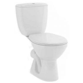 Cersanit Mito Toilet Bowl with Horizontal Outlet (90°), Polypropylene Seat, White (85187), 85187 PRP | Cersanit | prof.lv Viss Online