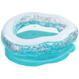 Детский надувной бассейн Bestway Sparkle Shell 150x127x43 см белый/синий (380099) | Отдых для детей | prof.lv Viss Online