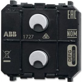 Abb SU-F-1.0.PB.1-WL Wireless Sensor/Wall Switch 1-gang Black (2CKA006200A0106) | Smart lighting and electrical appliances | prof.lv Viss Online
