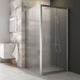 Ravak Blix BLDP2-100cm Shower Door Grape Satin (0PVA0U00ZG) | Ravak | prof.lv Viss Online