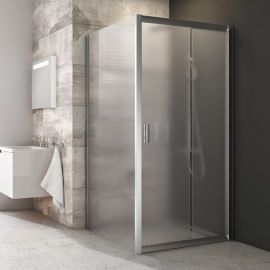 Ravak Blix BLDP2-100cm Shower Door Grape Satin (0PVA0U00ZG) | Shower doors and walls | prof.lv Viss Online