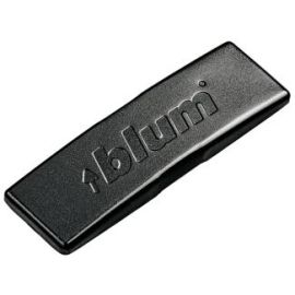 Blum Clip Decorative Mounting Plate for Hinge Arm, With Logo, Black (70.1503.BP ONS) | Furniture hinges | prof.lv Viss Online