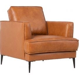 Кресло для отдыха Home4You Leo, коричневое | Мягкая мебель | prof.lv Viss Online